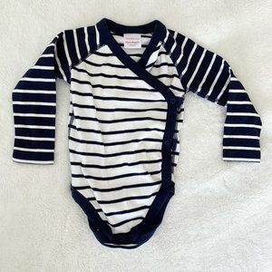 Hanna Andersson Long-Sleeve Bodysuit, Size 12-18M